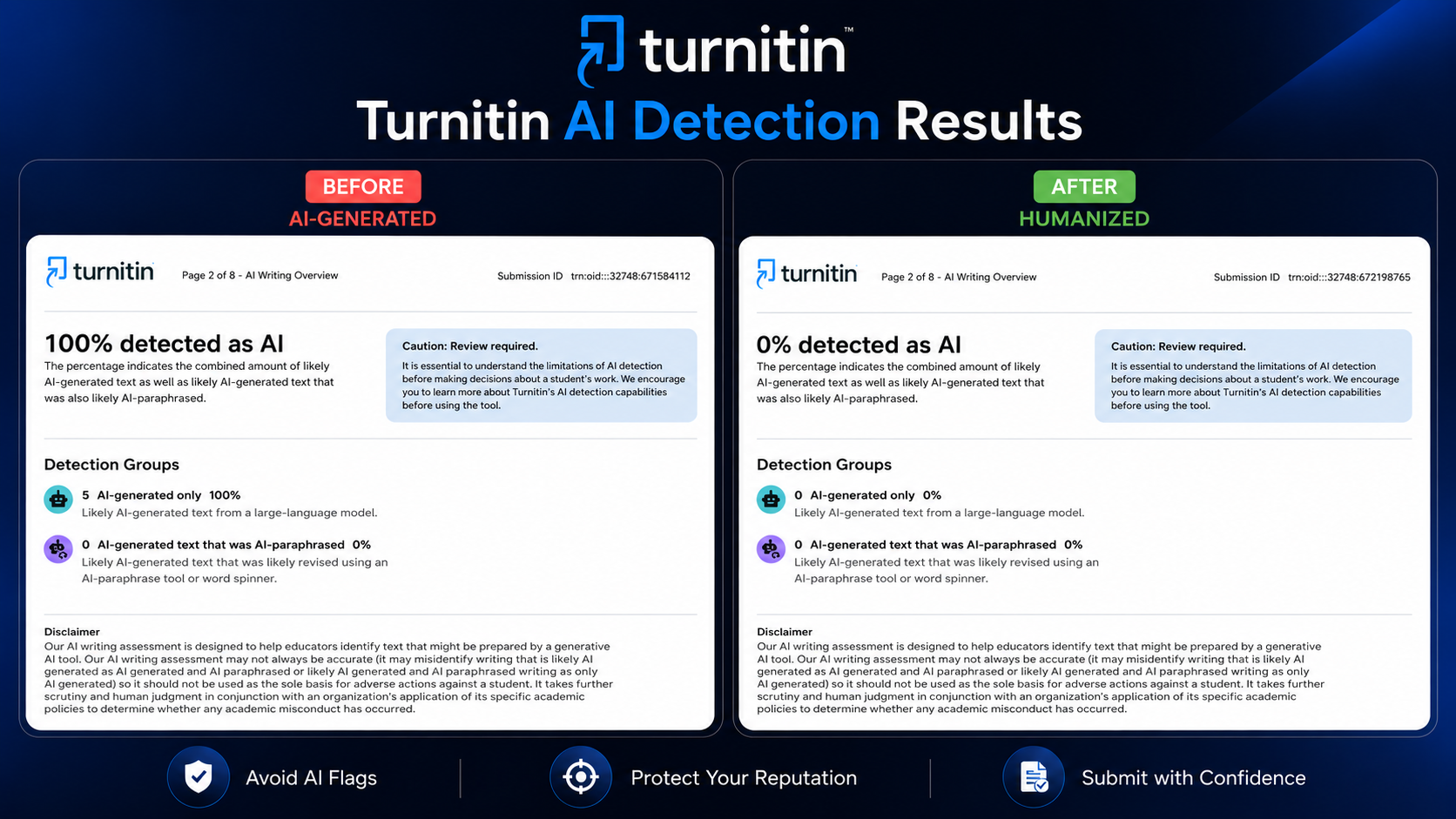 Turnitin result